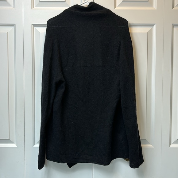 Organic by John Patrick Open Front Cashmere Cardigan Size L *Flaws* - Picture 2 of 10